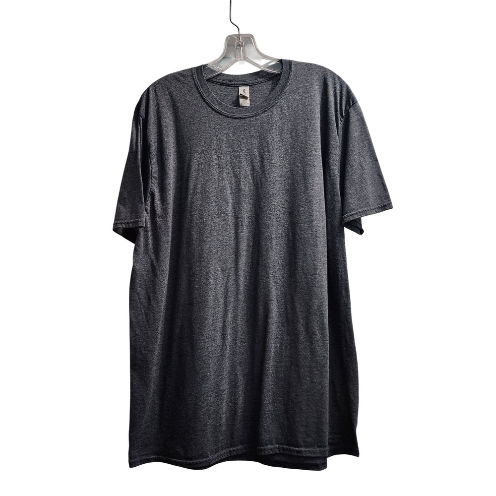 Gildan Men's Heather Grey T-Shirt Crew Neck Short Sleeve‎ XL